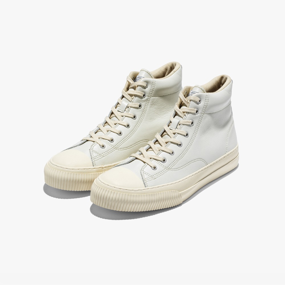 MILITARY STANDARD Leather _ Off White High