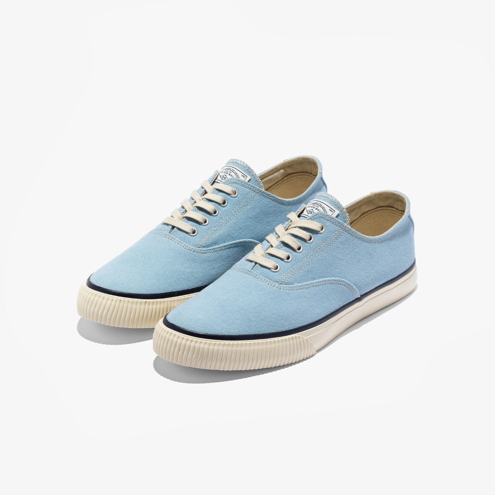 MILITARY USN DECK SHOES _ Marina blue taped
